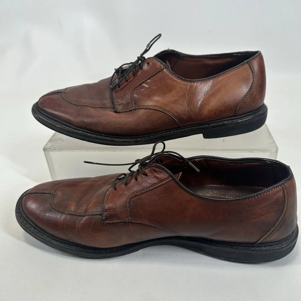 Allen Edmonds Ashton Split Toe Oxford‎ Shoes Men's Size 12 D Brown 1628